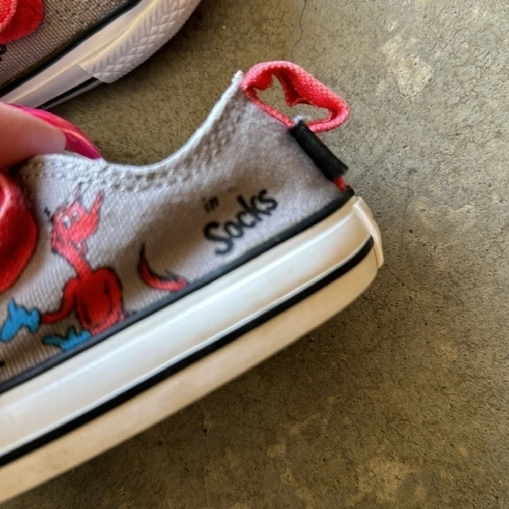 Dr Seuss Converse Kids Low All Star Chuck Taylor